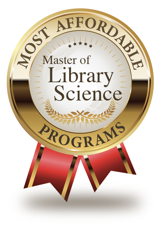 Most affordable master of library science programs badge